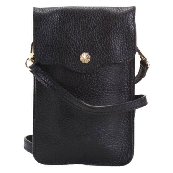 Isadora Handbags - Isadora Leather Phone Crossbody Bag